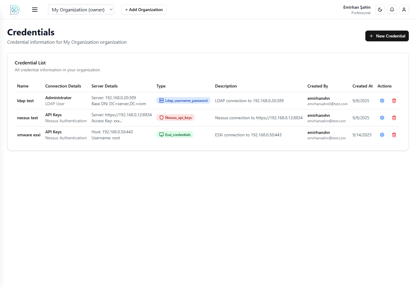 Entegrasyon ve Kimlik Bilgisi Yönetimi